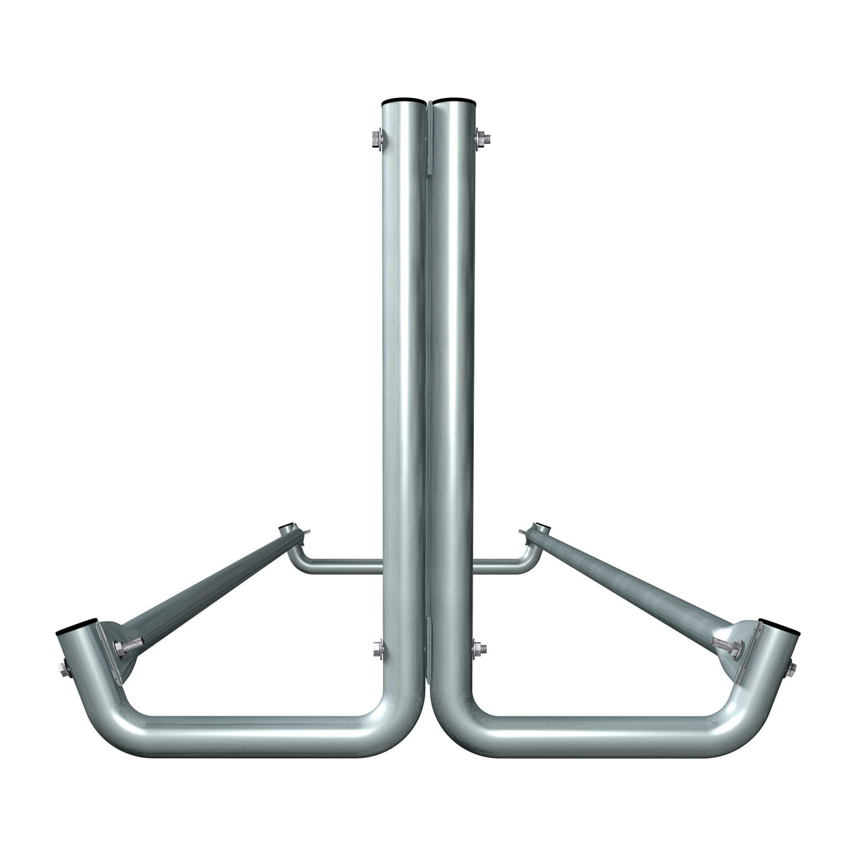 J-Frame Galvanized Bike Rack - Double Sided