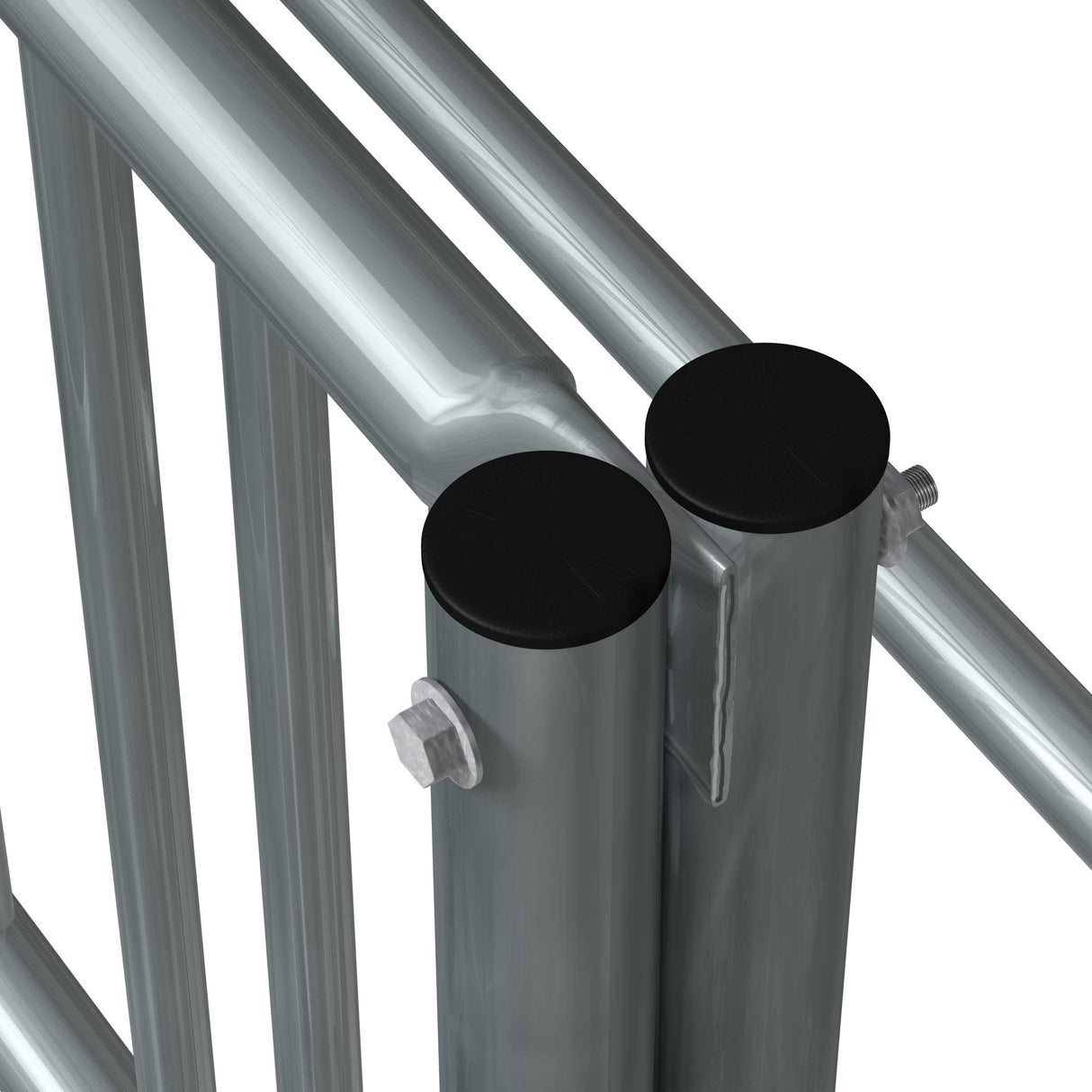 J-Frame Galvanized Bike Rack - Double Sided