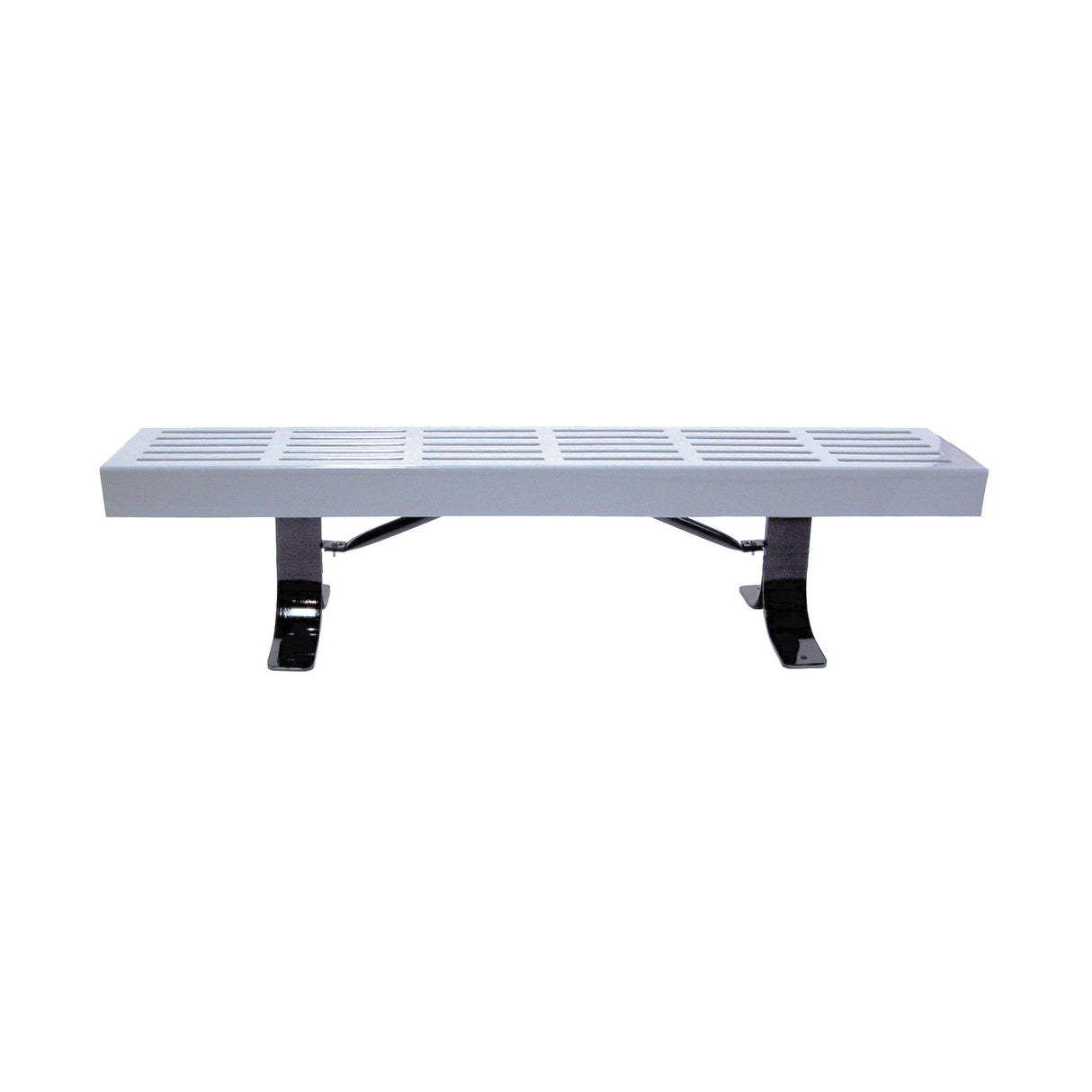 Slatted Bench Without Back