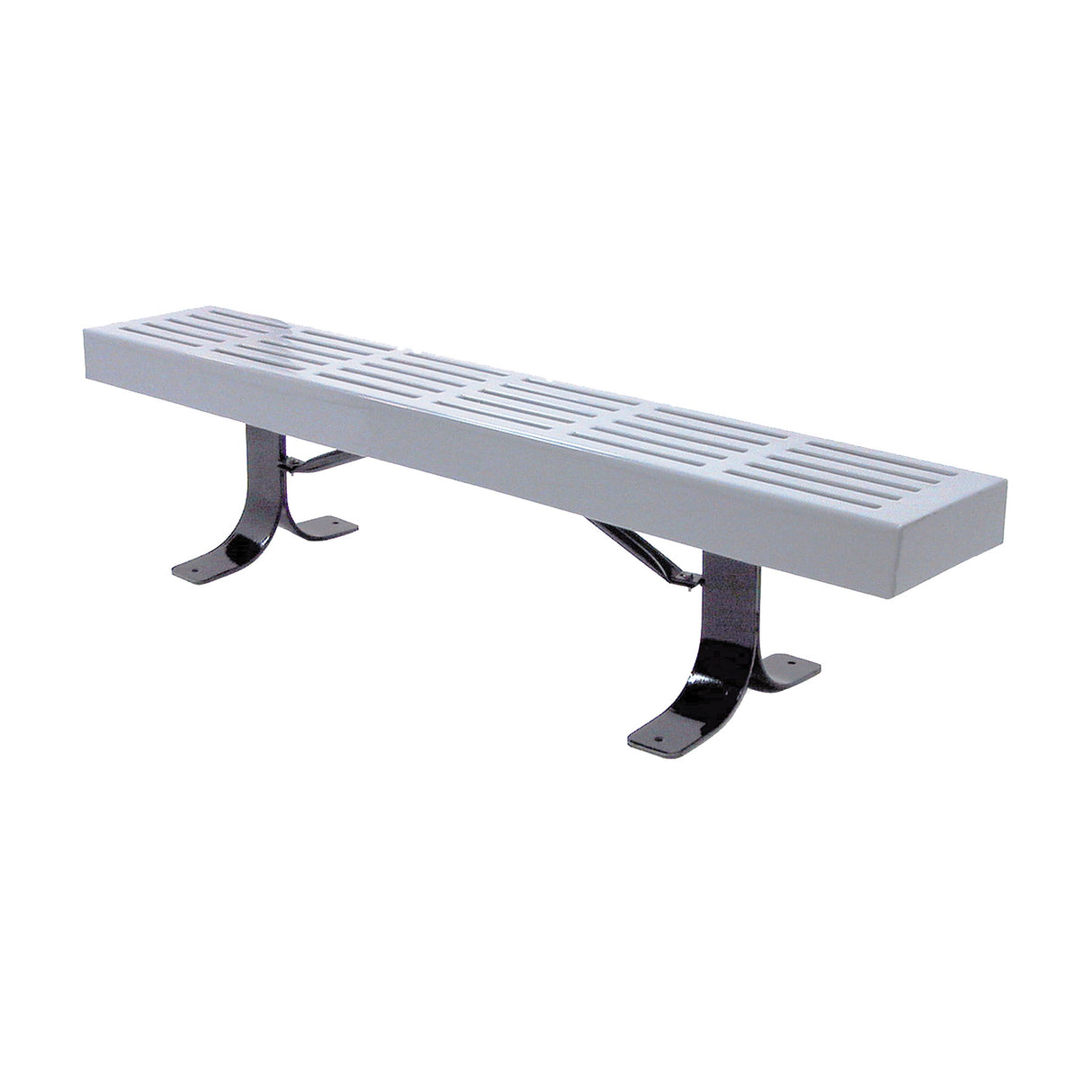 Slatted Bench Without Back