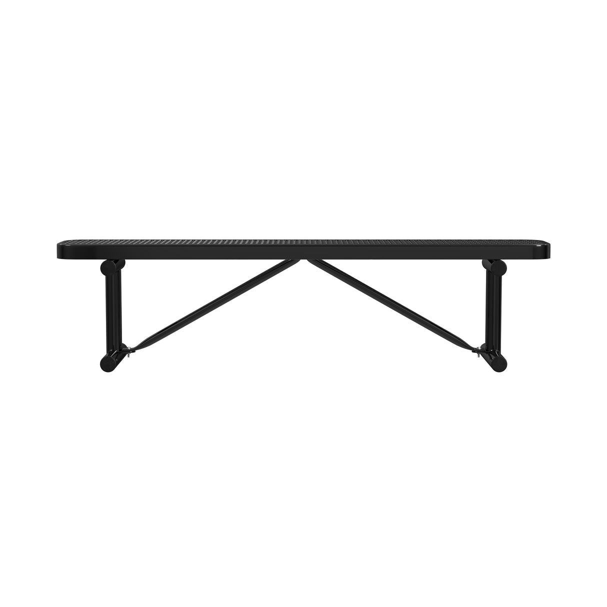 Quick Ship B6XPP 6 foot Expanded Backless Bench