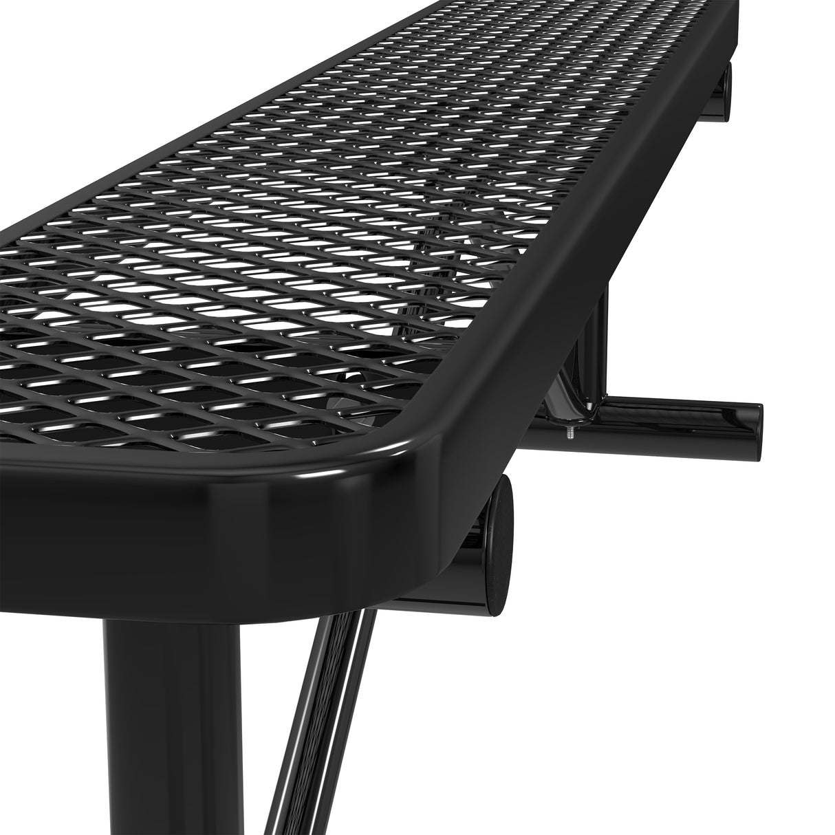 Quick Ship B6XPP 6 foot Expanded Backless Bench