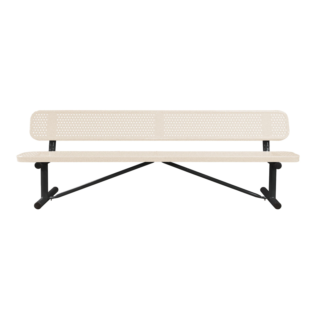 Standard Perforated Bench With Back