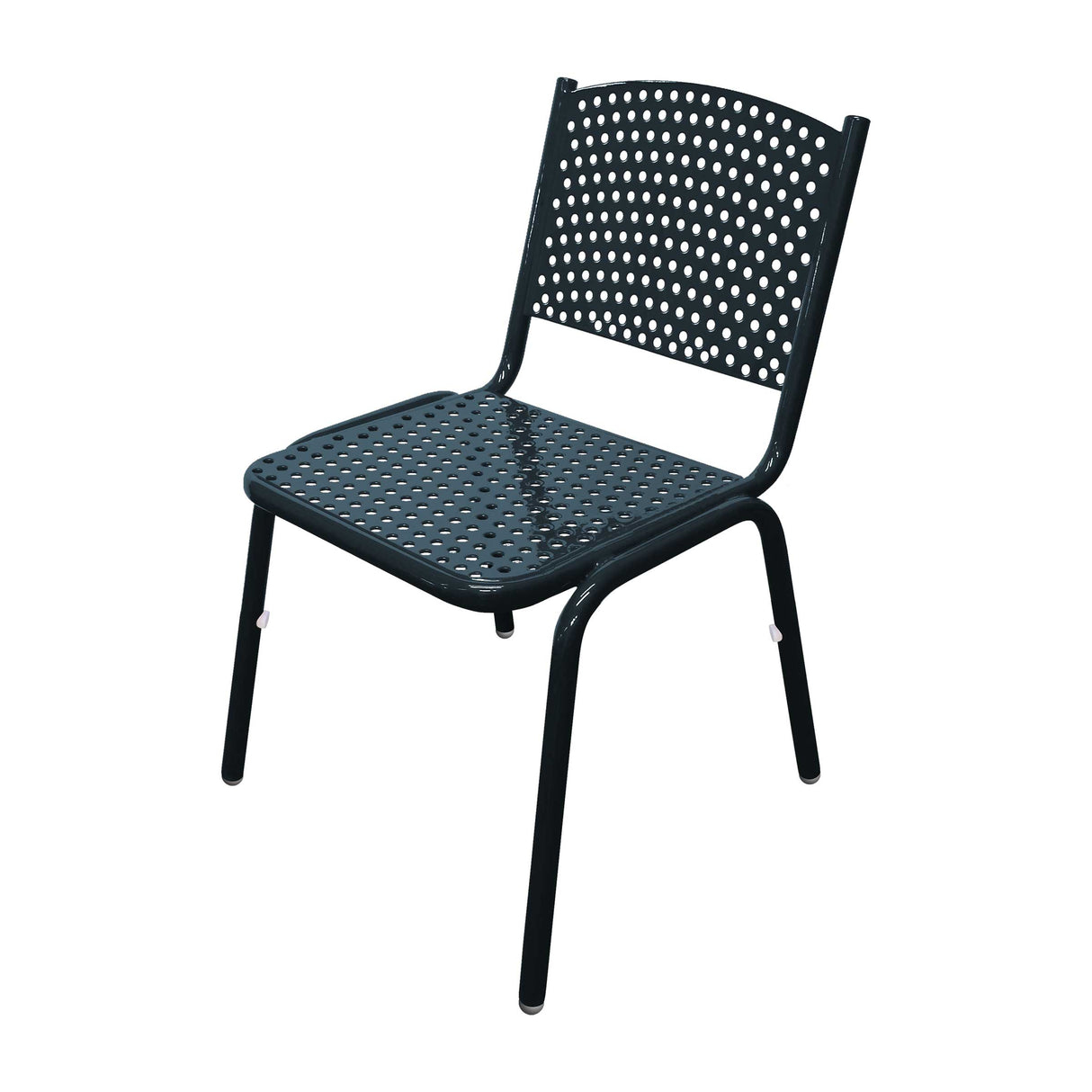 Stacking Perforated Armless Chair