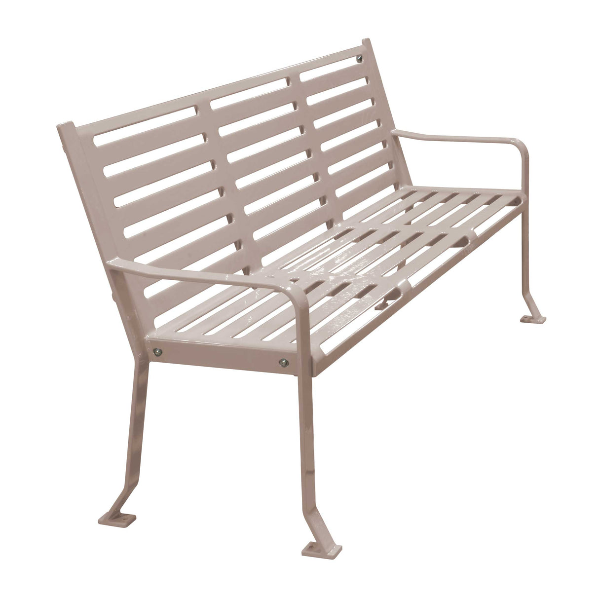 Horizontal Slatted Bench