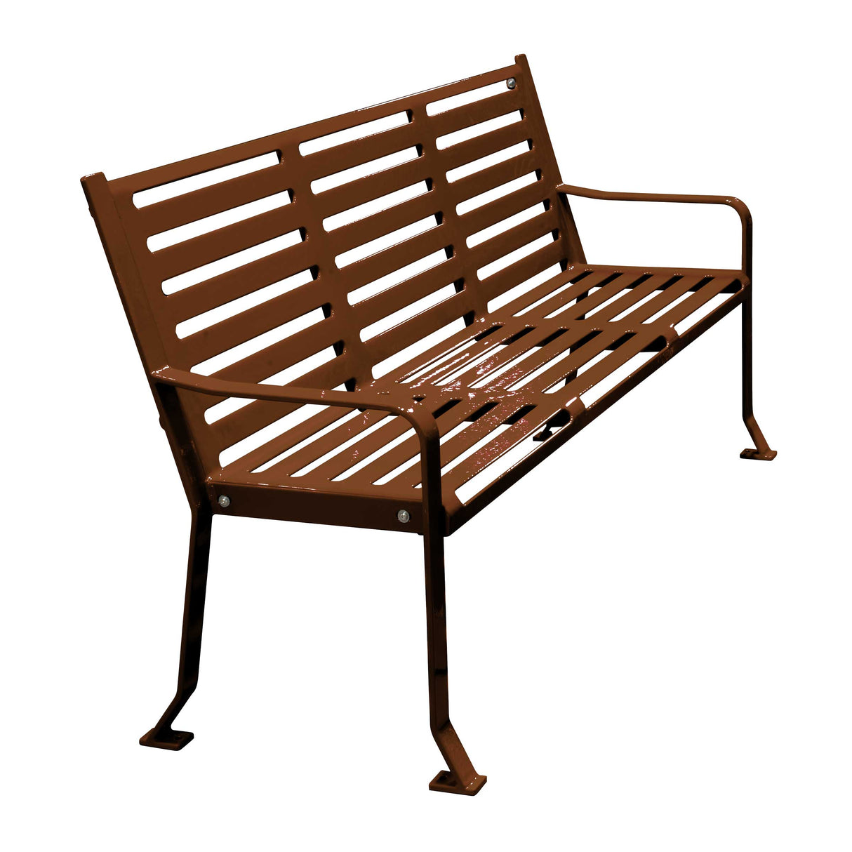 Horizontal Slatted Bench