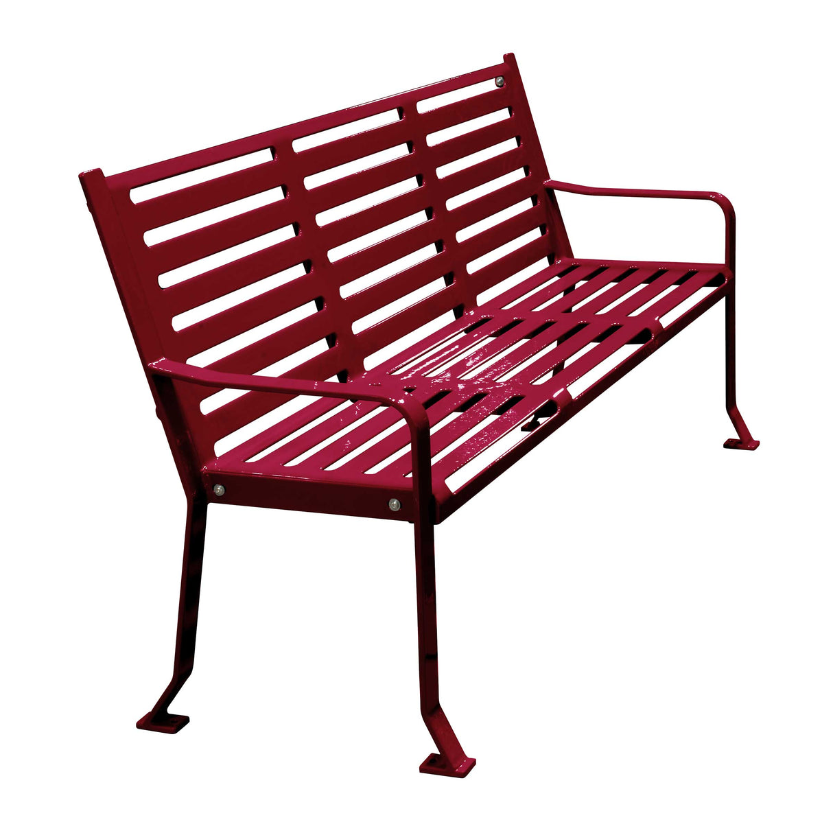 Horizontal Slatted Bench