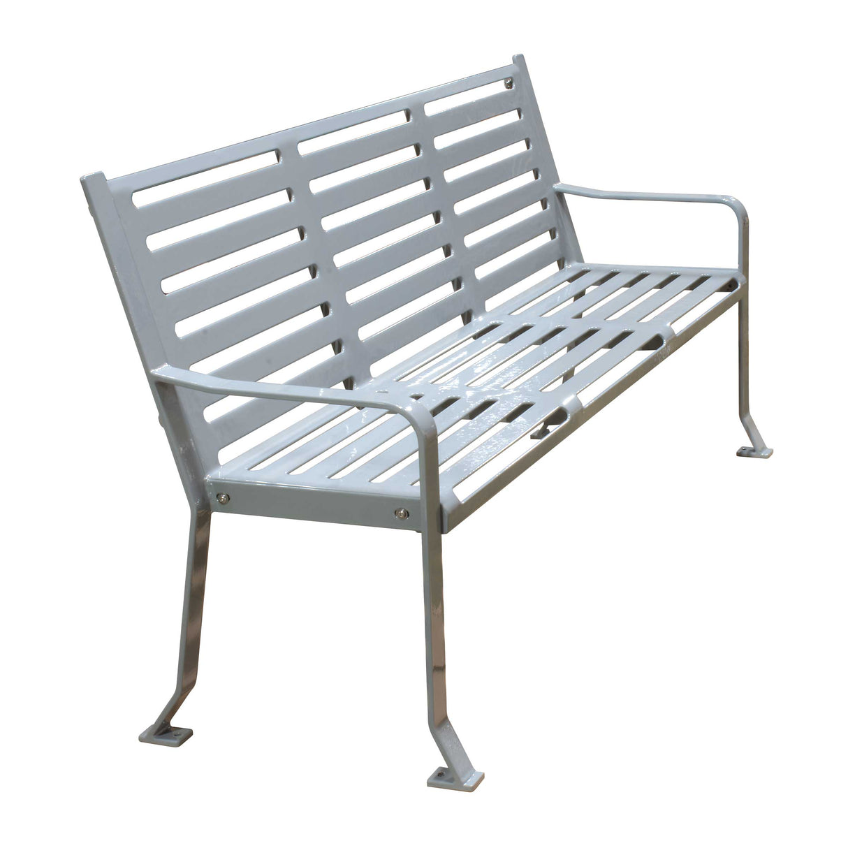 Horizontal Slatted Bench