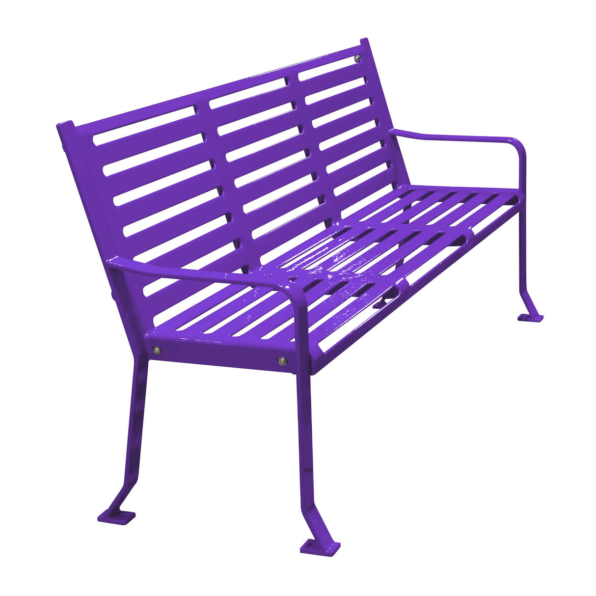 Horizontal Slatted Bench