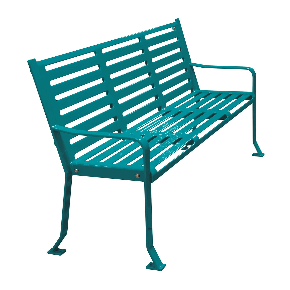 Horizontal Slatted Bench