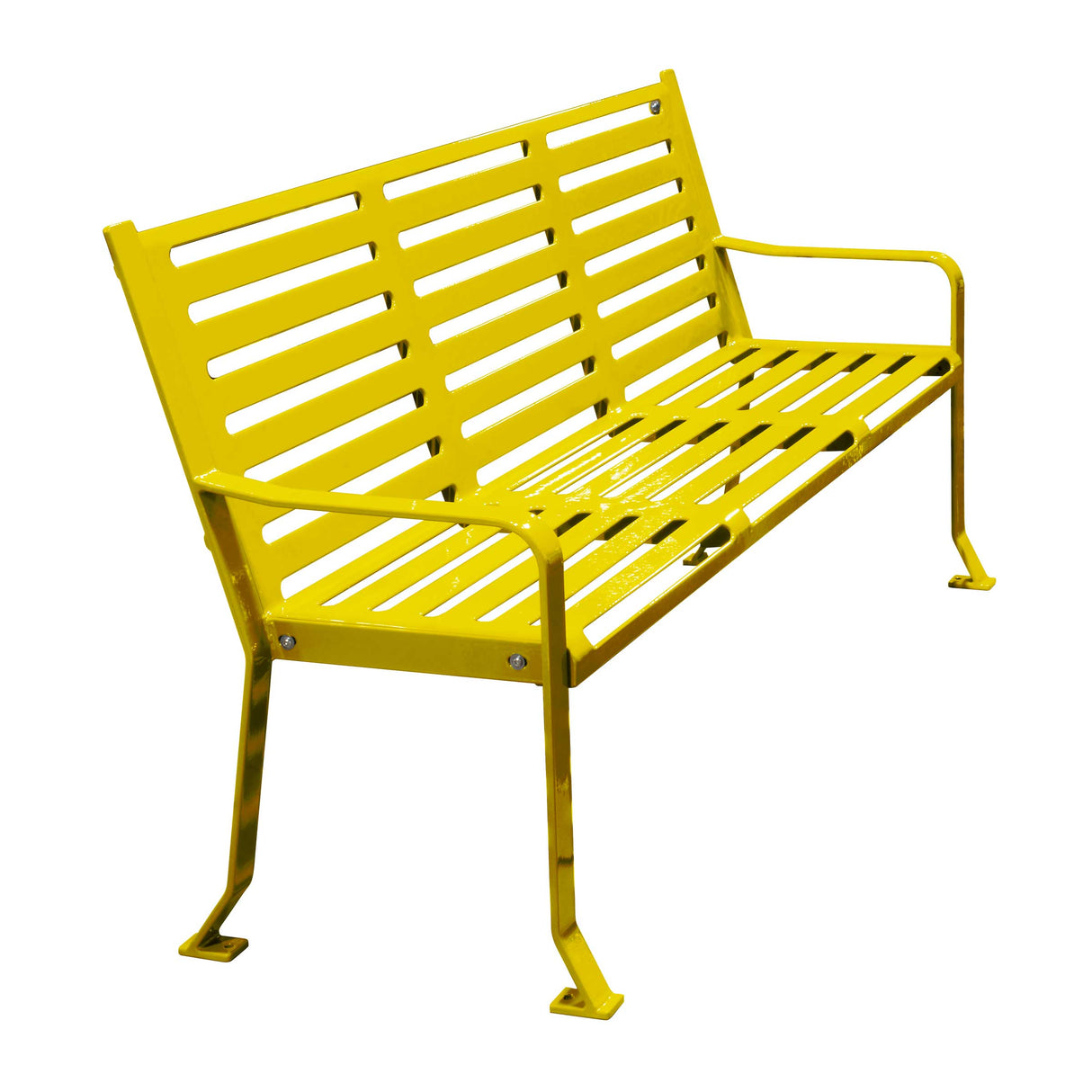 Horizontal Slatted Bench