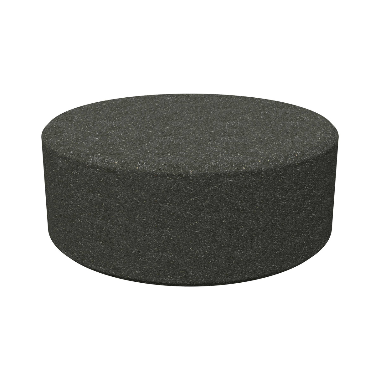 LCH-B5748 48" round getzen concrete campus bench - graphite finish
