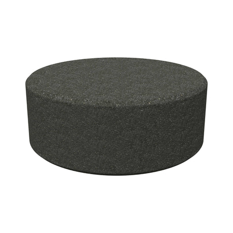 LCH-B5748 48" round getzen concrete campus bench - graphite finish