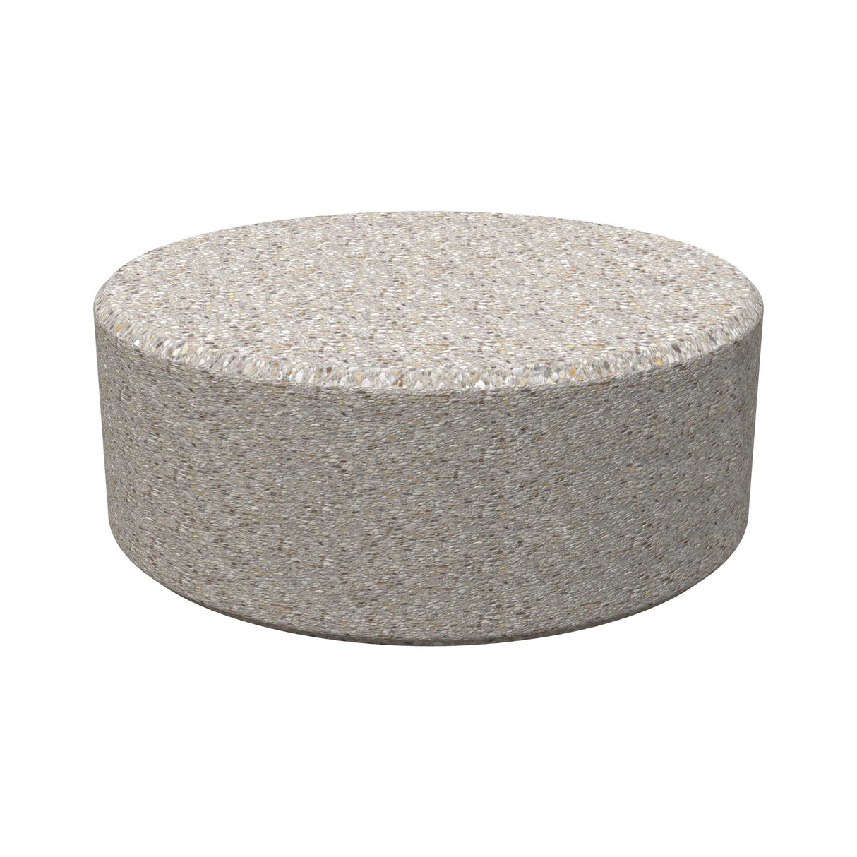LCH-B5748 48" round getzen concrete campus bench - SB1 finish