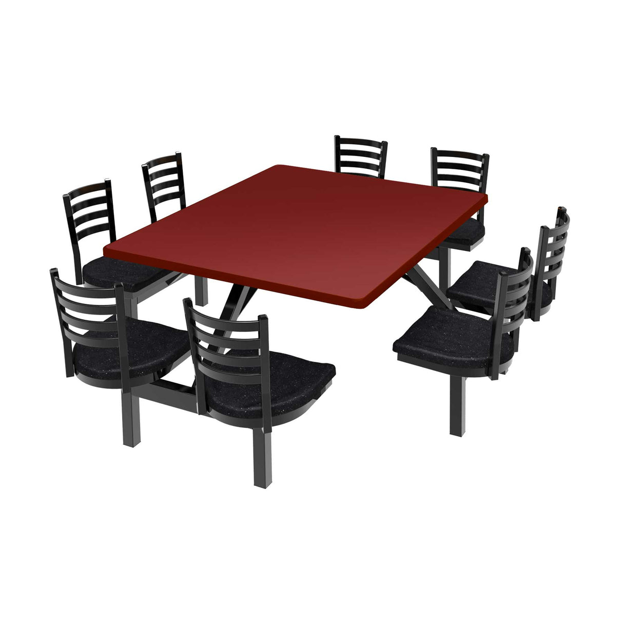 48˝ X 60" Rectangular 8-Seat Covey Corian® Table
