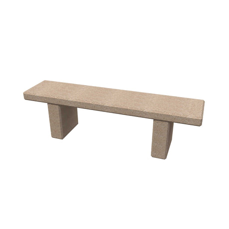 LCH-B5370 60" getzen concrete plaza bench - SB3 finish