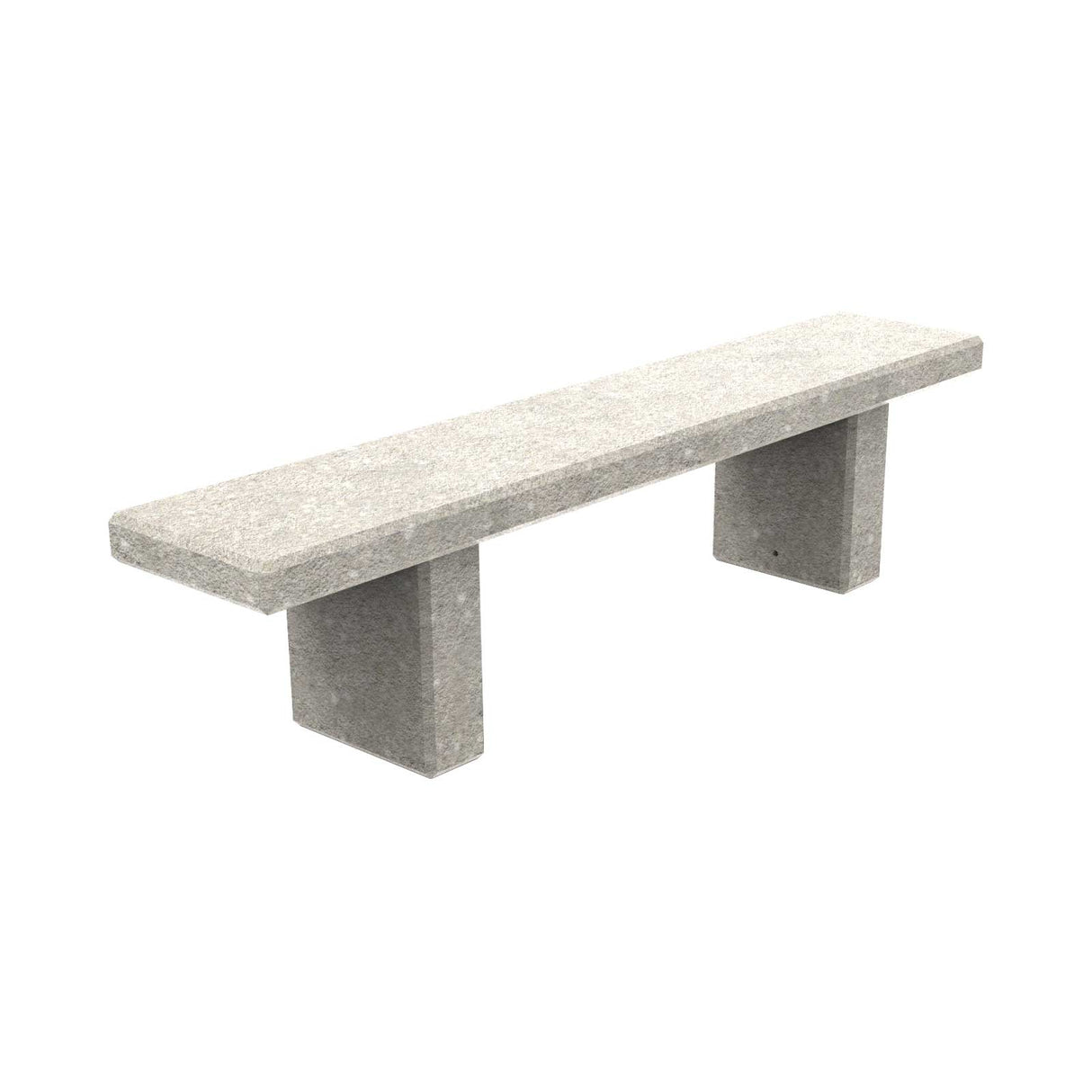 LCH-B5370 72" getzen concrete plaza bench - C2 finish