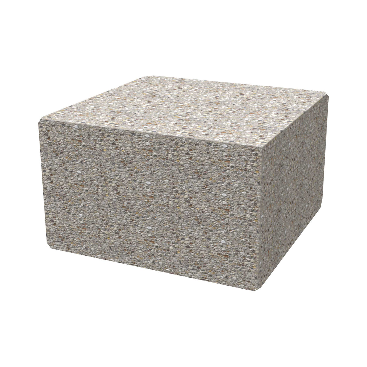 30" Square Getzen Concrete Campus Bench