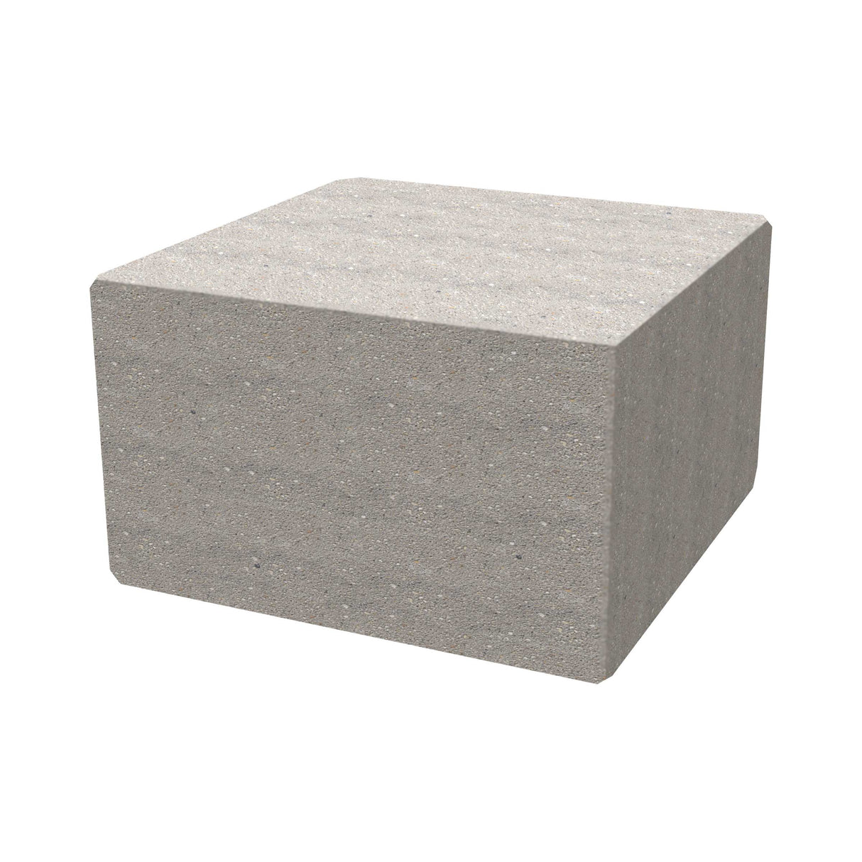 LCH-B5630 30" square getzen concrete campus bench - SB6 finish