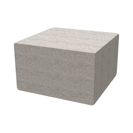 LCH-B5630 30" square getzen concrete campus bench - SB6 finish