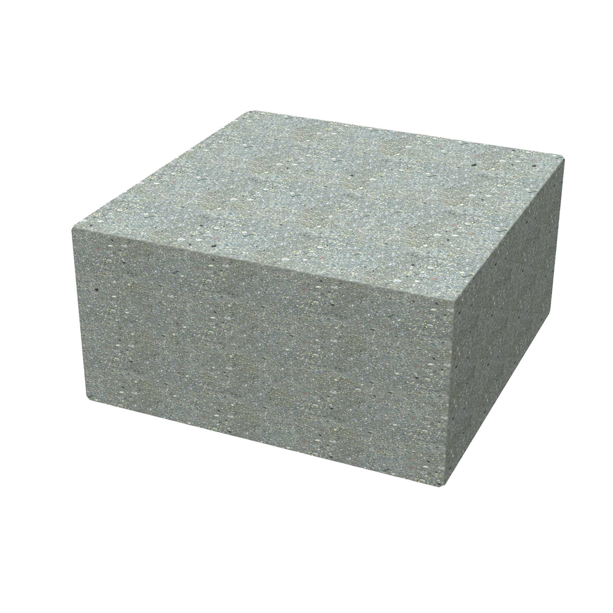 LCH-B5636 36" square getzen campus bench - french grey finish