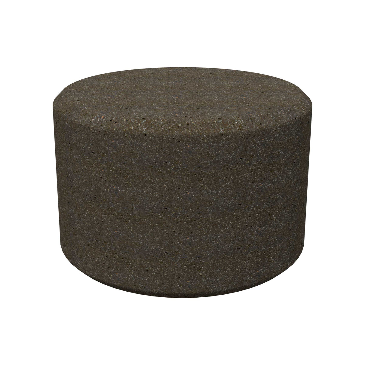 LCH-B5726 26" round getzen concrete bench - kahlua finish