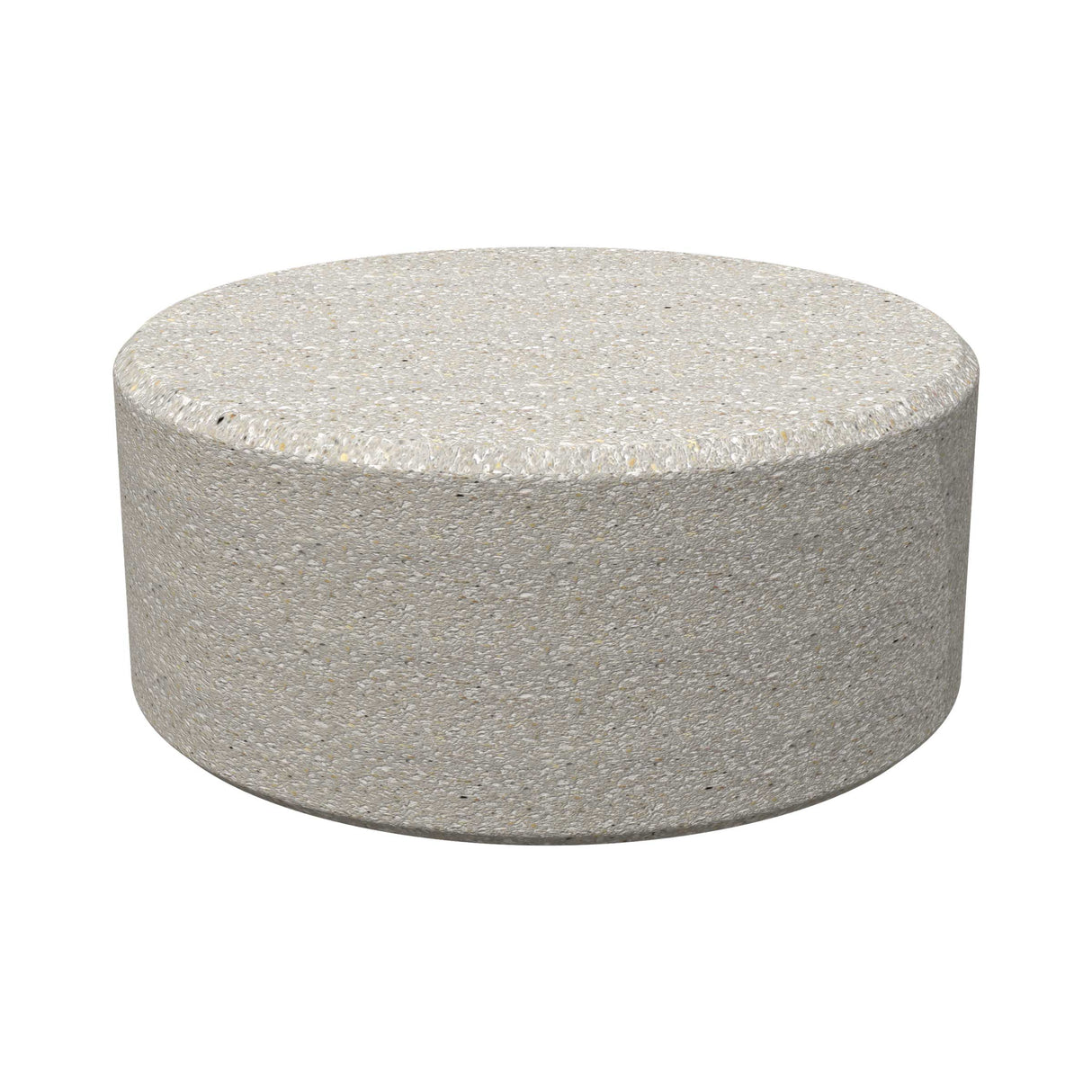 LCH-B5742 42" round getzen concrete campus bench - SB7 finish