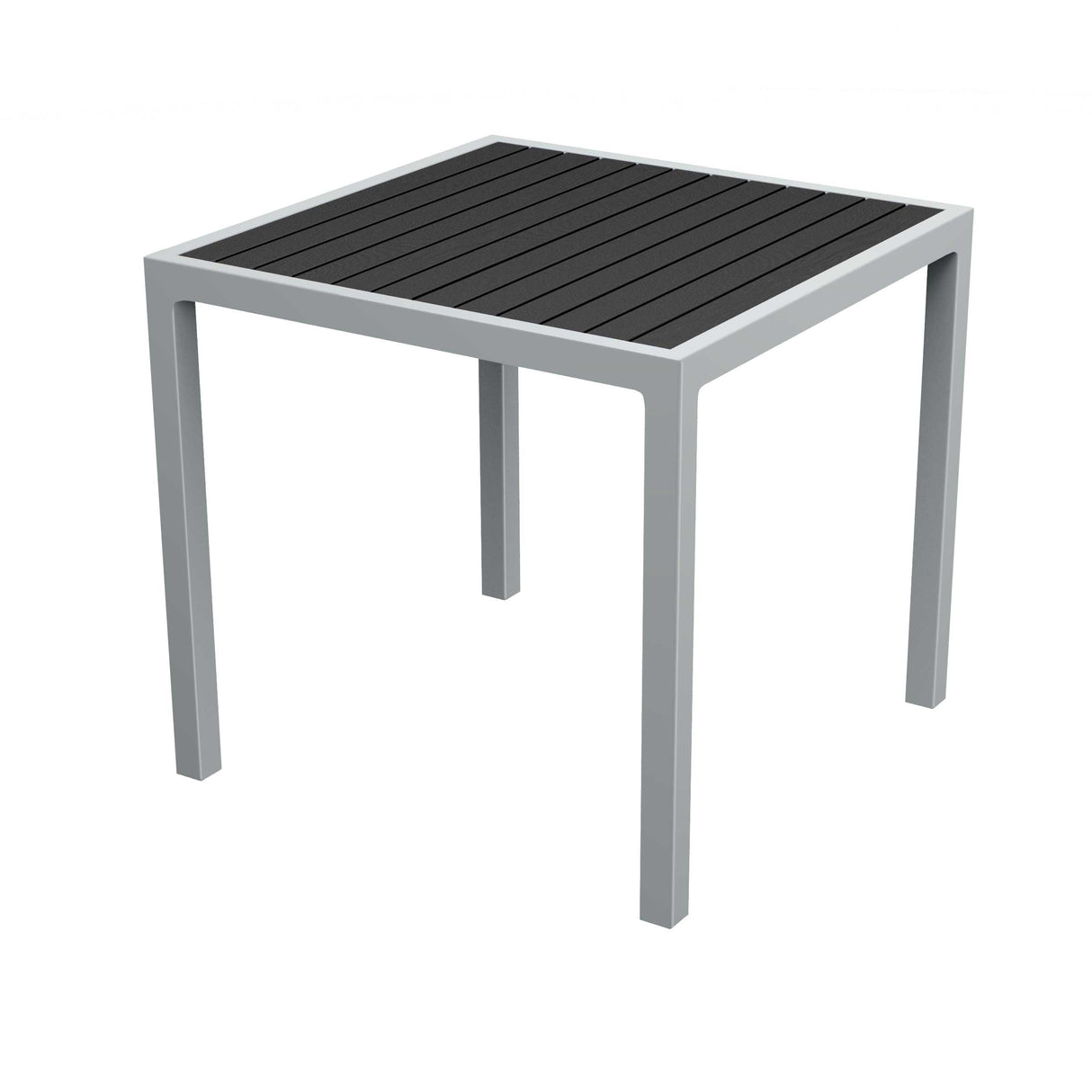 32" square tiki table - black