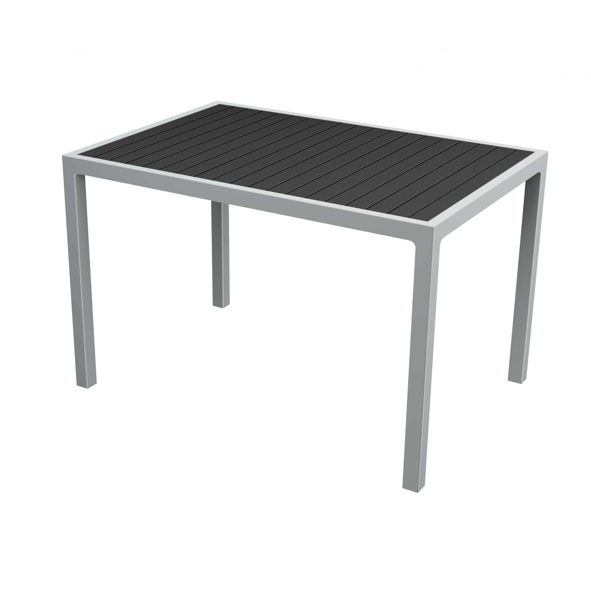 48" rectangular tiki table - black