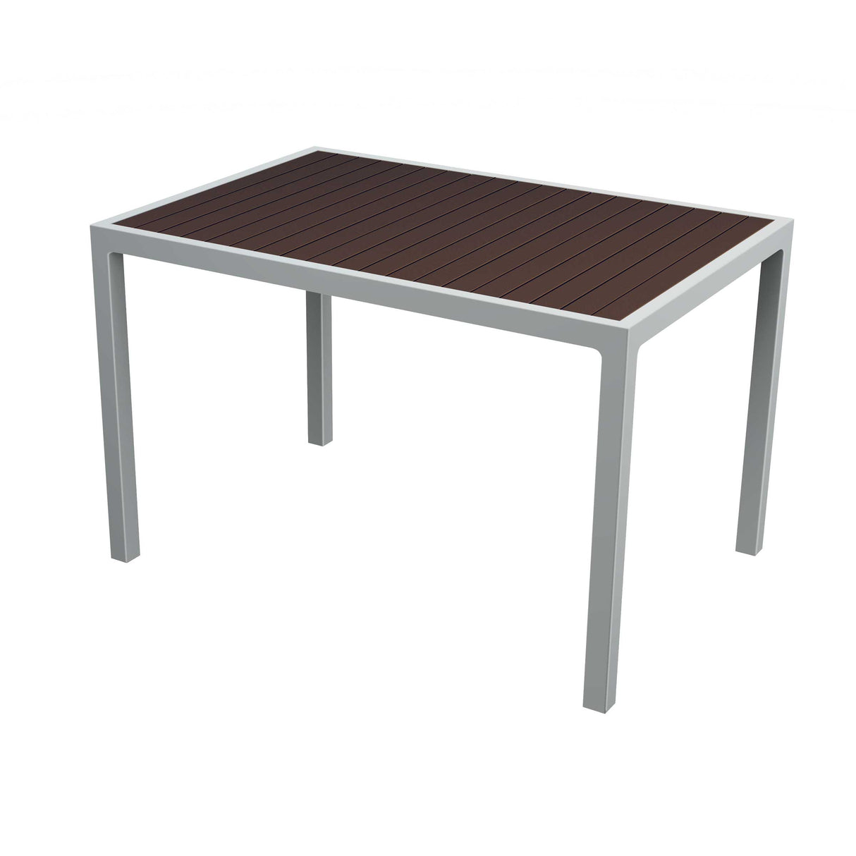 48" rectangular tiki table - espresso