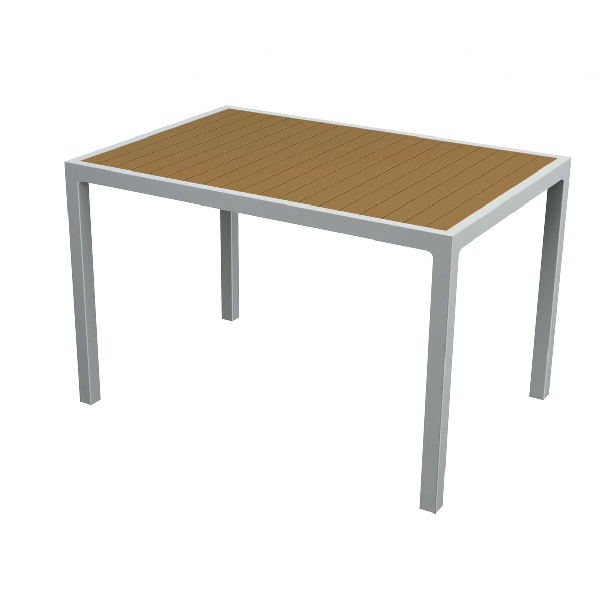 48" rectangular tiki table - teak