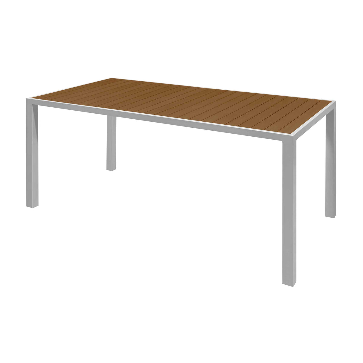 72 inch rectangular tiki table - teak