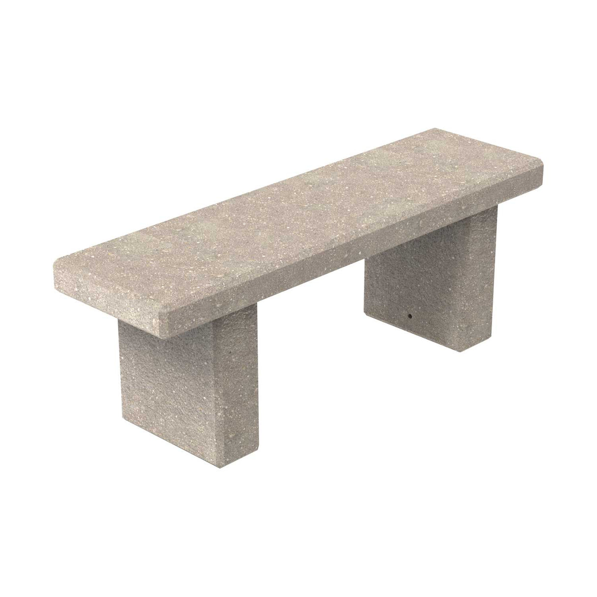 LCH_B5340 48" getzen concrete plaza bench - SB6 finish