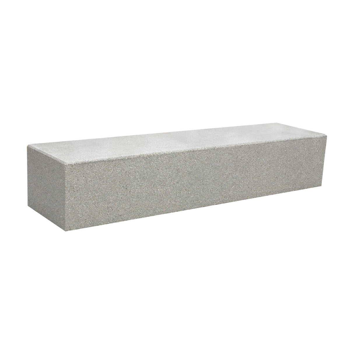 LCH-B56722418 getzen rectangular concrete campus bench - SB7 finish