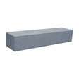 LCH-B56722418 getzen rectangular concrete campus bench - SB8 finish