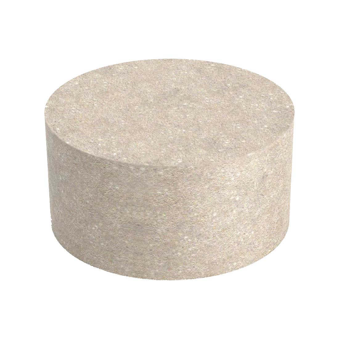 LCH-B5736 36" round getzen concrete campus bench - SB6 finish