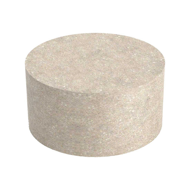 LCH-B5736 36" round getzen concrete campus bench - SB6 finish