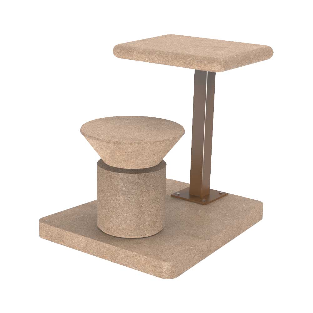 Getzen Concrete Classroom Desk And Seat
