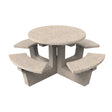 LCH-T6140 40" round getzen concrete table - SB1 finish