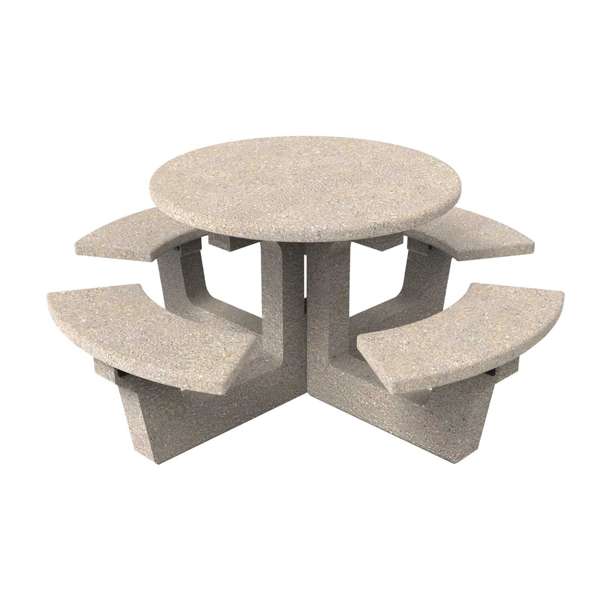 LCH-T6140 40" round getzen concrete table - SB1 finish
