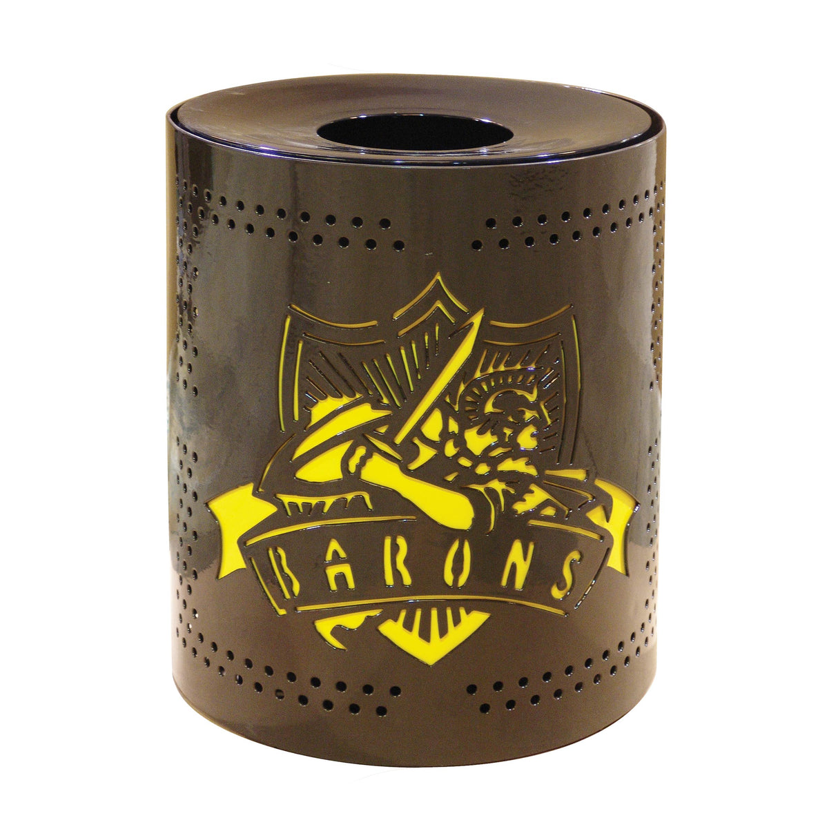 32 Gal. Personalized Multicolor Perforated Receptacle