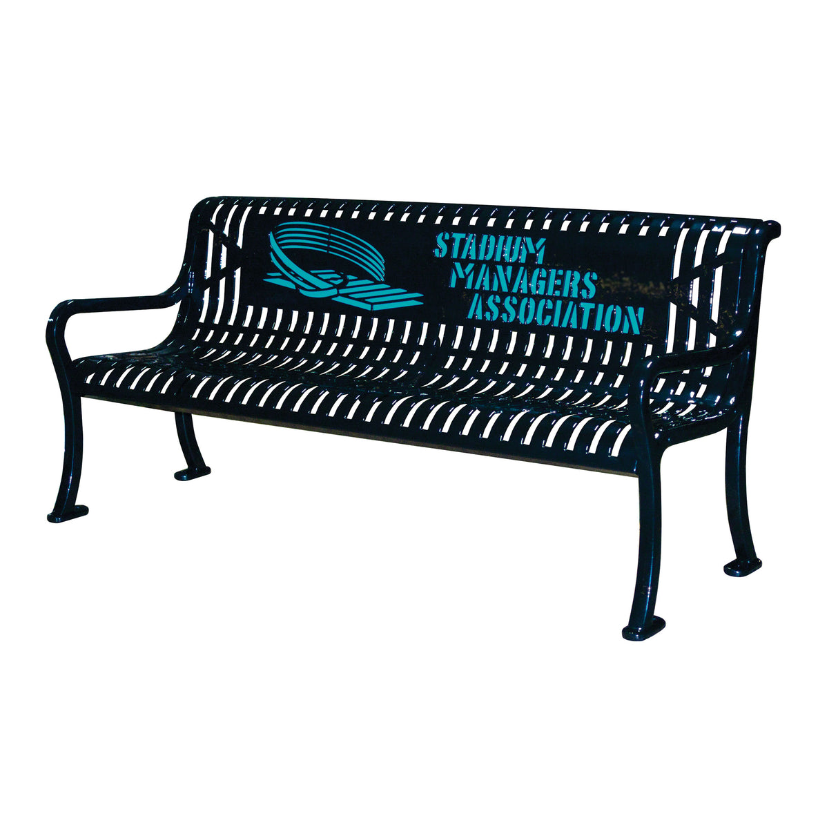 Multicolor Personalized Diamond Pattern Bench