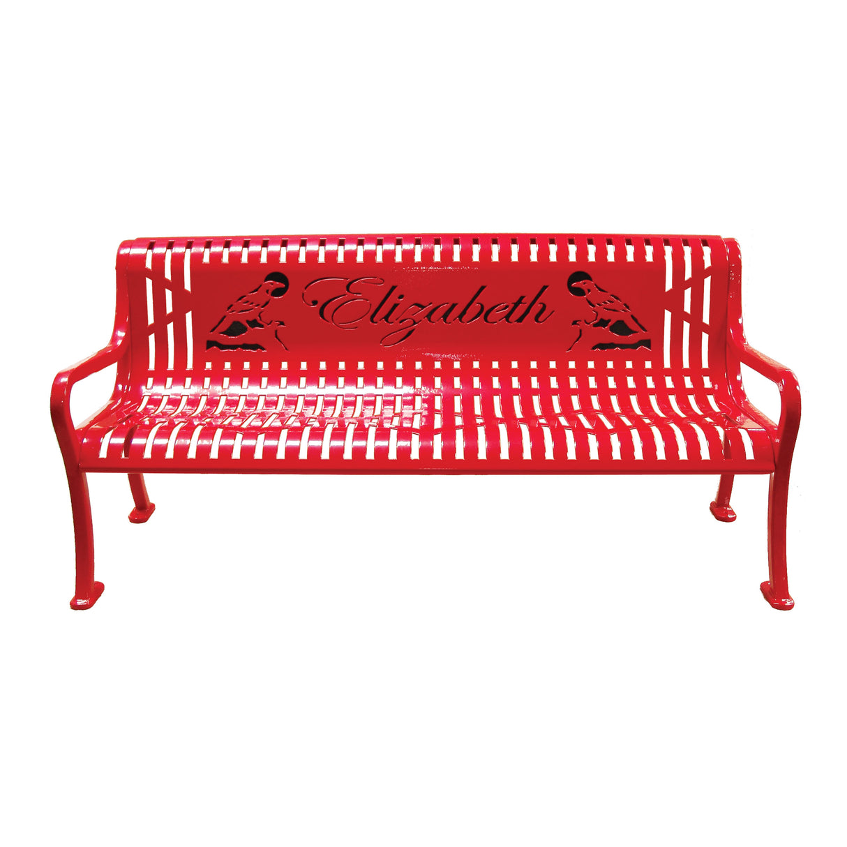Multicolor Personalized Diamond Pattern Bench