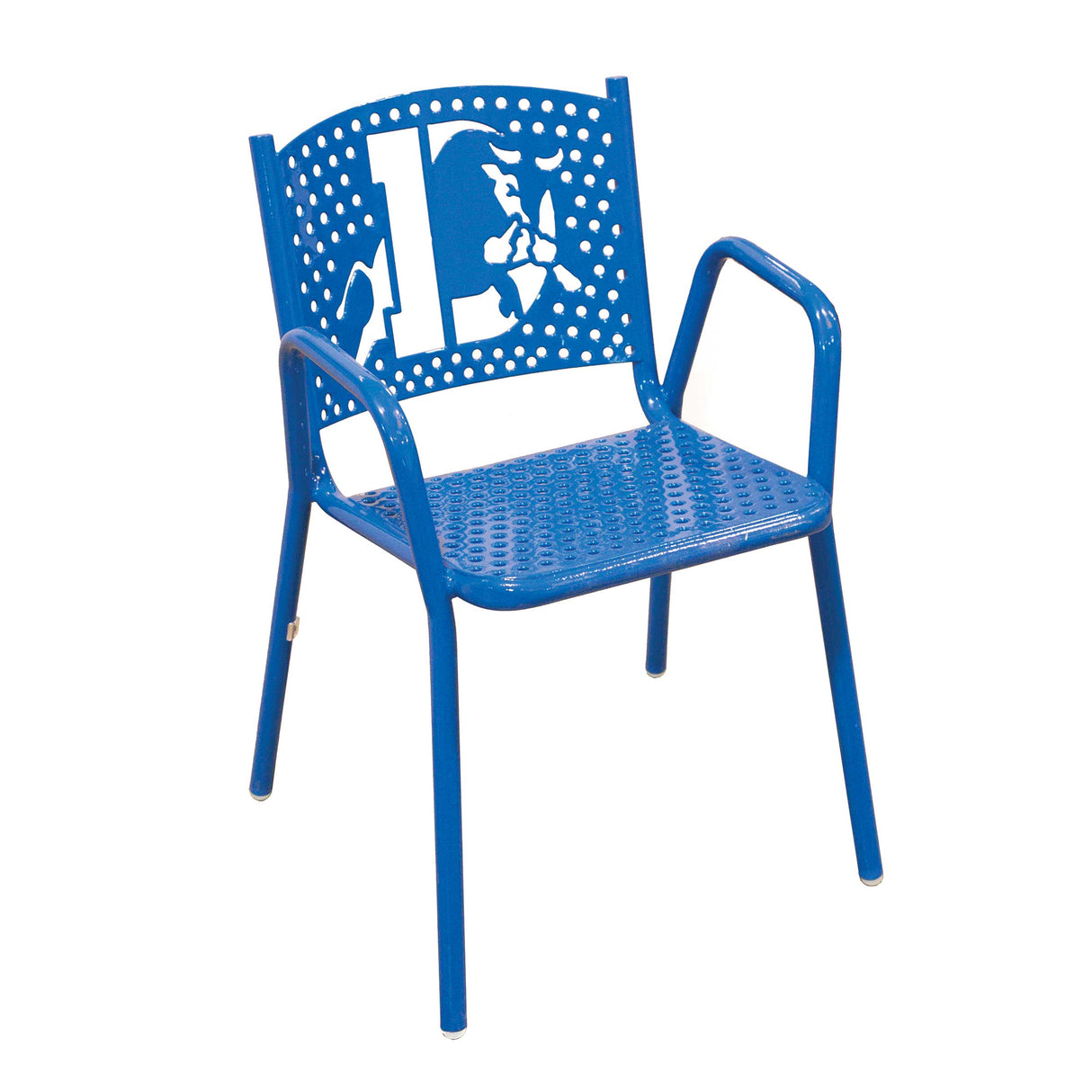 Personalized Perforated Stacking Stadium Chair