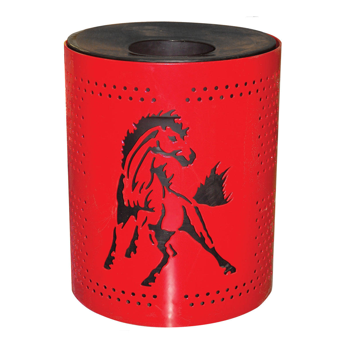 Personalized 32 Gallon Perforated Receptacle