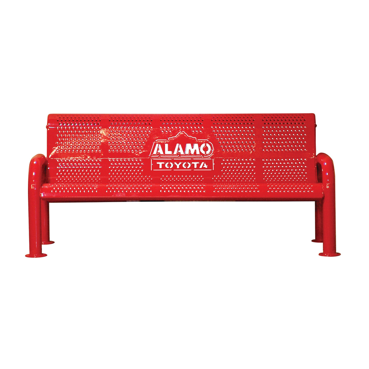 Personalized Perforated U-Leg Bench
