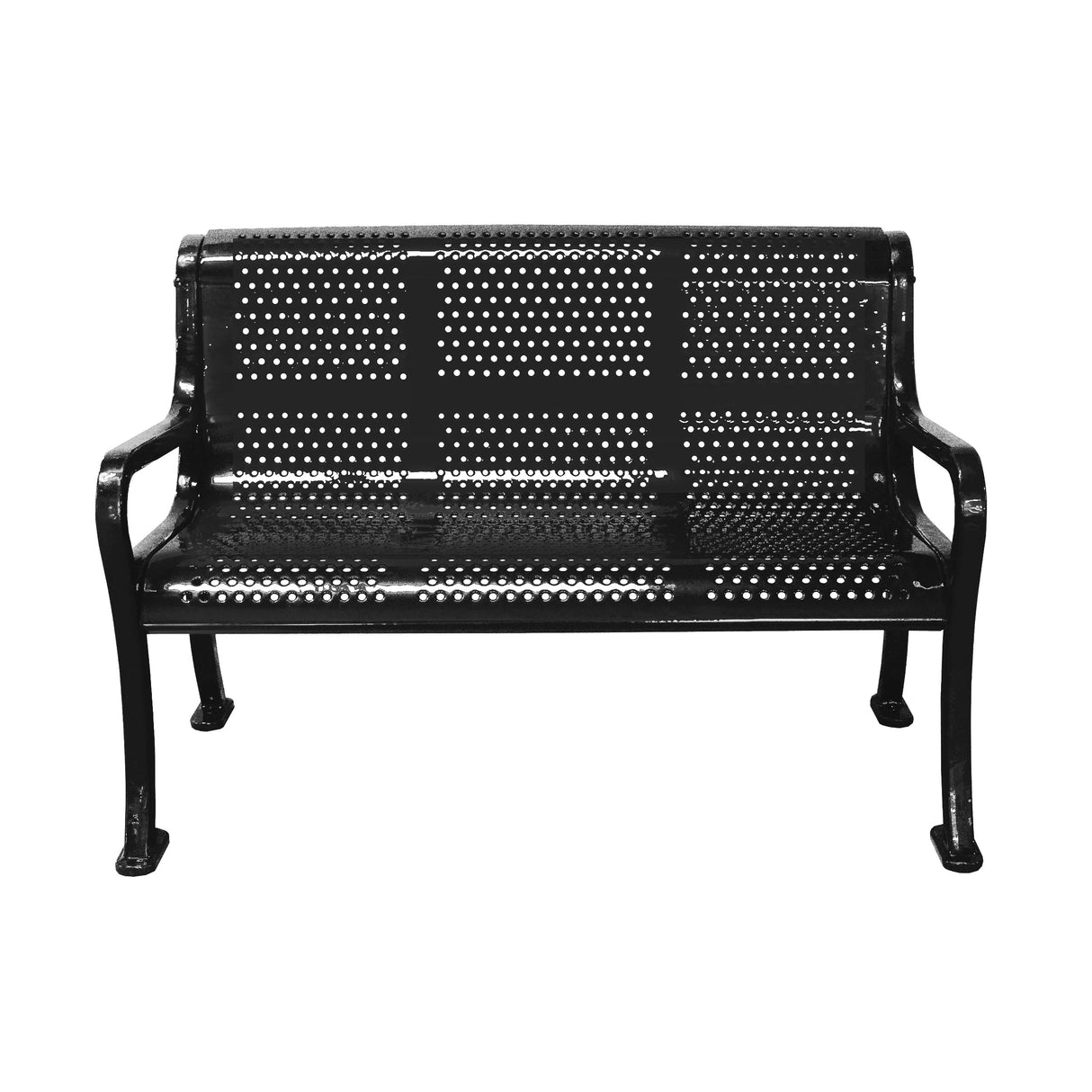 Roll Formed Perforated Bench