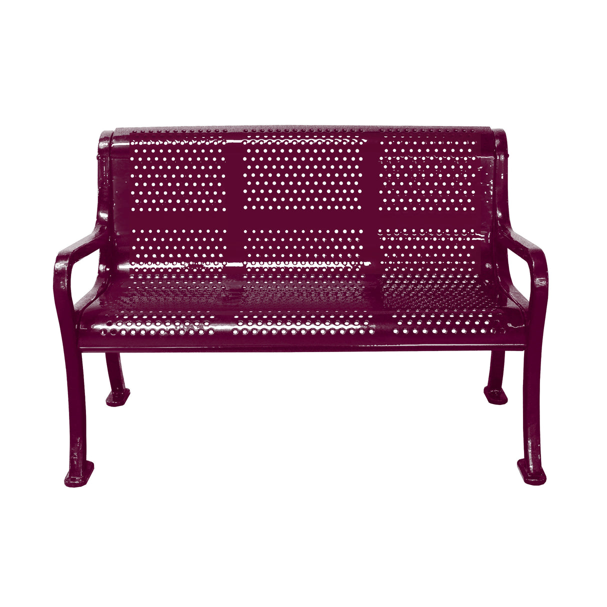 Roll Formed Perforated Bench