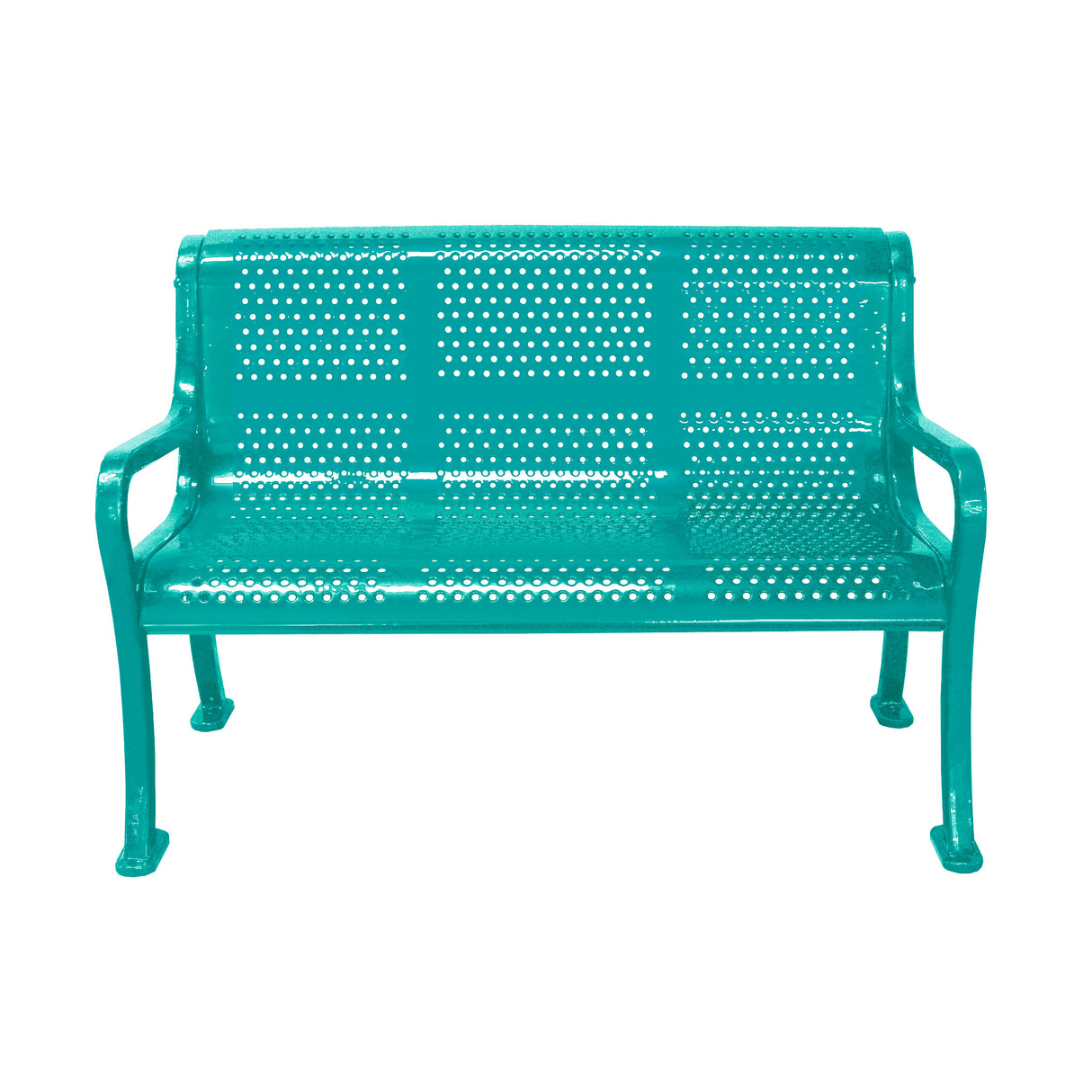 Roll Formed Perforated Bench