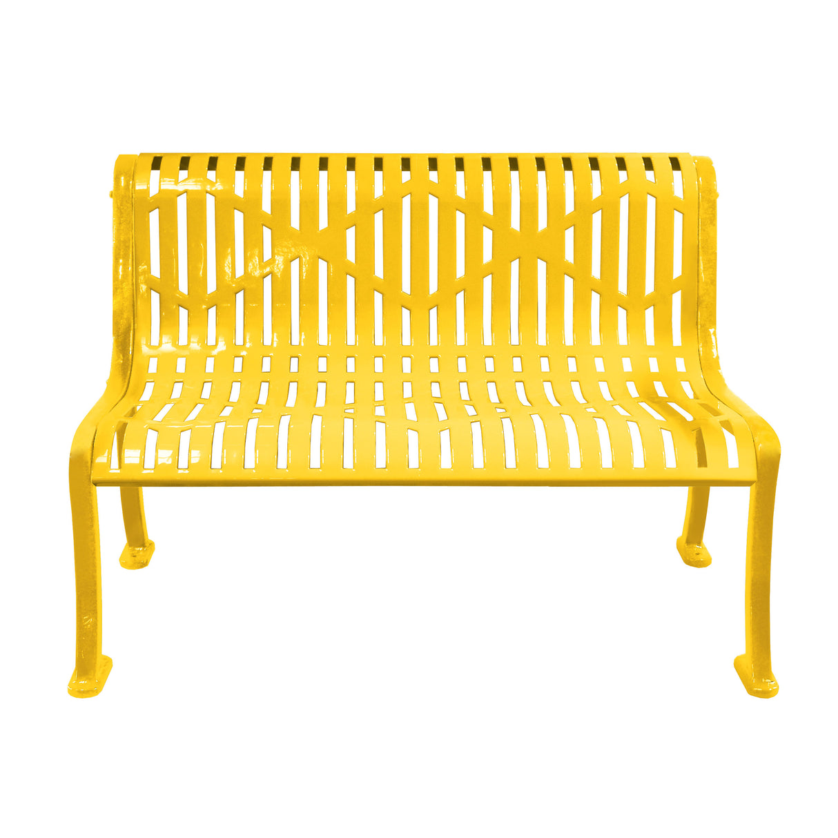 Armless Roll Formed Diamond Bench